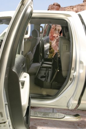 Toyota Tundra Underseat Lockbox - Rear - Tuffy Products - 3-Digit Combination Lock - Black - `07-`21